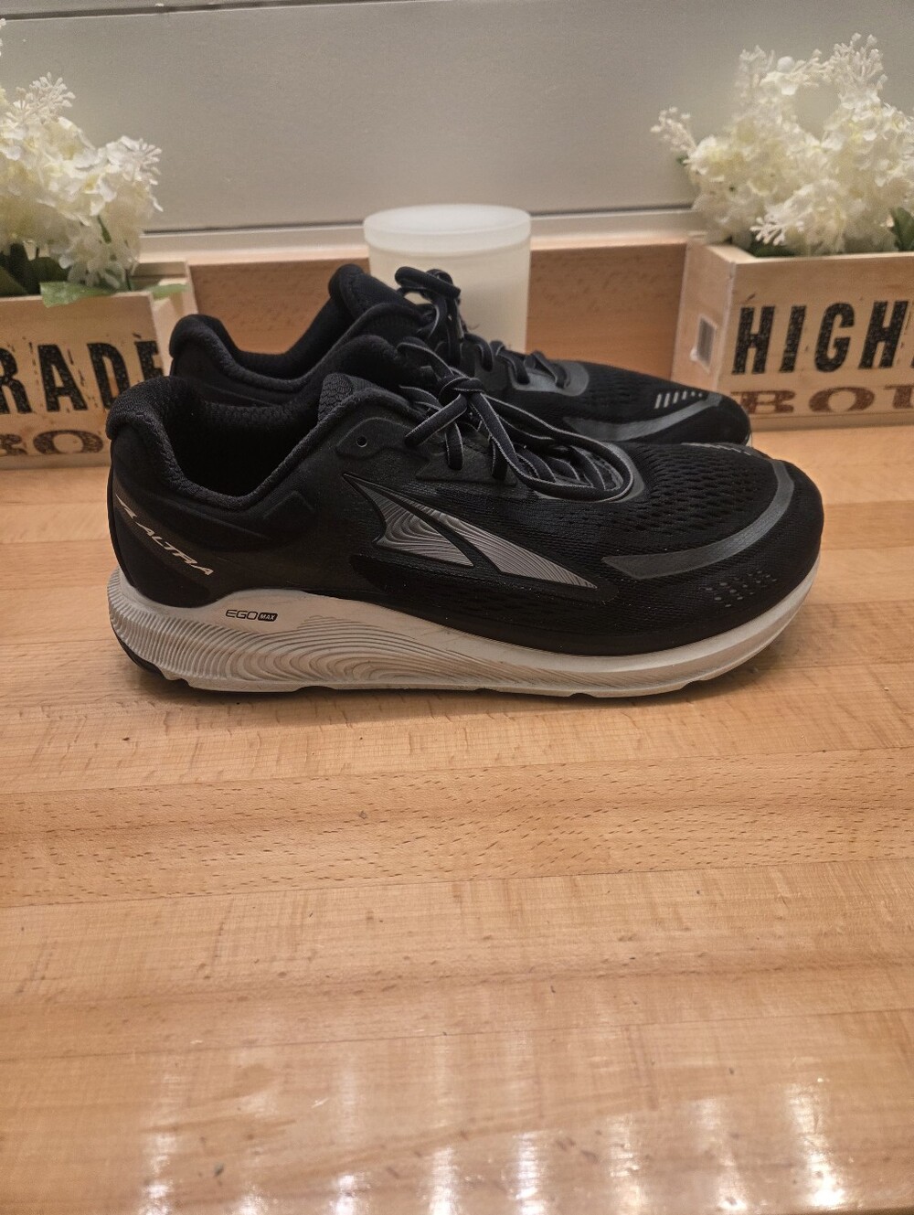 Altra Paradigm 6 Men's Running Shoes Black/White Size 11